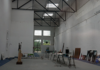 Blick in ein Atelier auf dem Hawerkamp-Gelände
