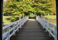 Burg Hülshoff - Brücke über die Gräfte