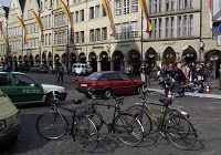 Tatort-Dreharbeiten auf dem Prinzipalmarkt