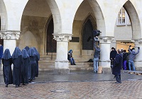 Dreharbeiten für den Münster-Tatort "Fangschuss"