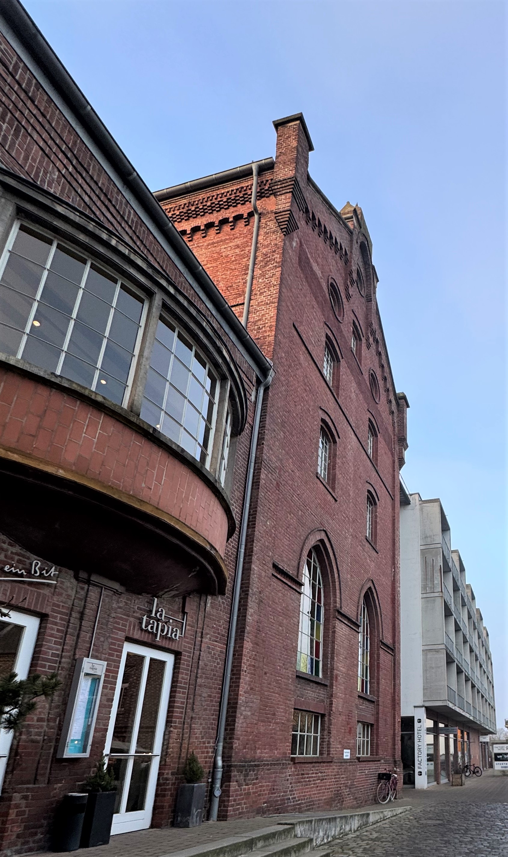 Seitenansicht ehemalige Brauereigebäude
