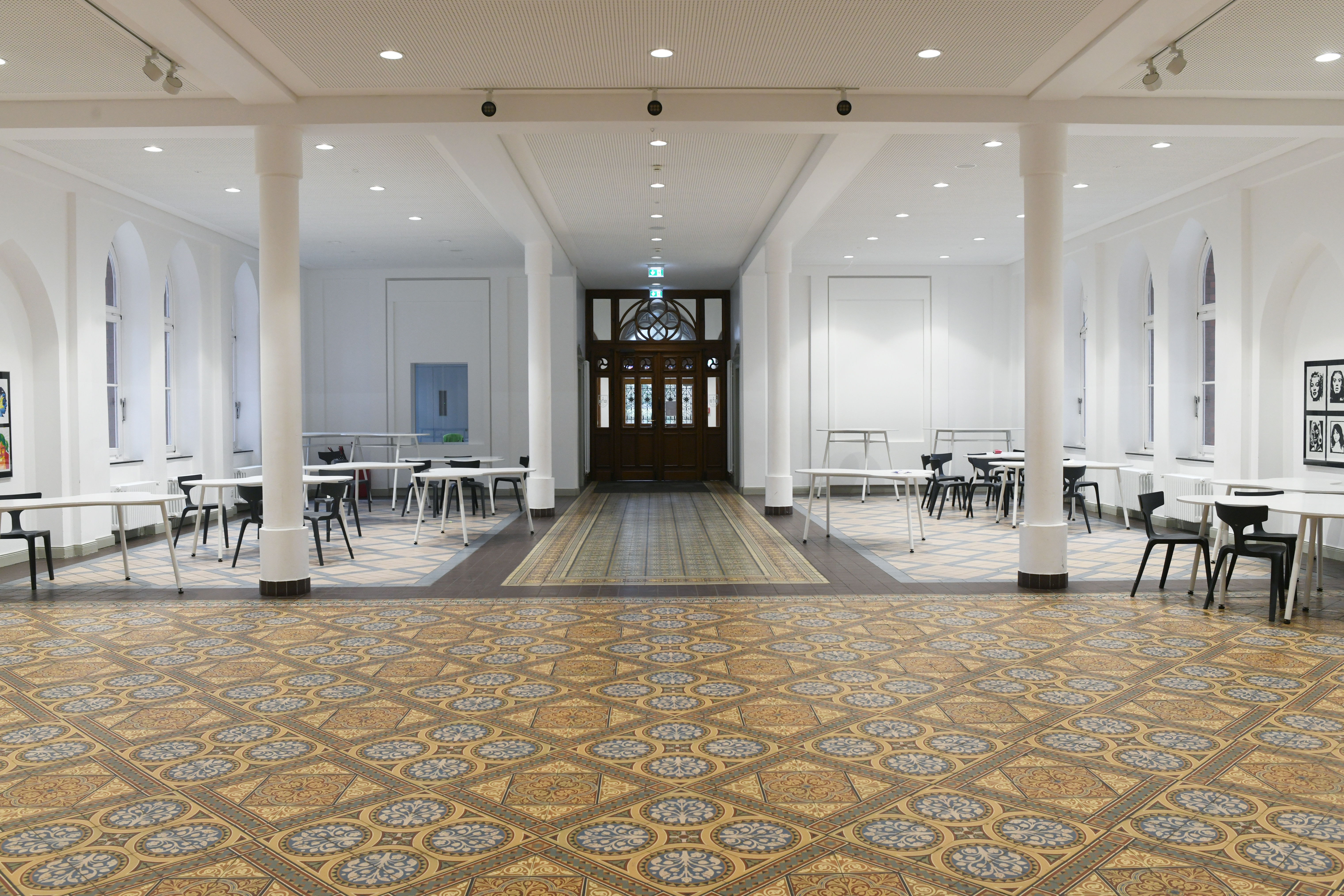 Gymnasium St. Mauritz historische Eingangshalle