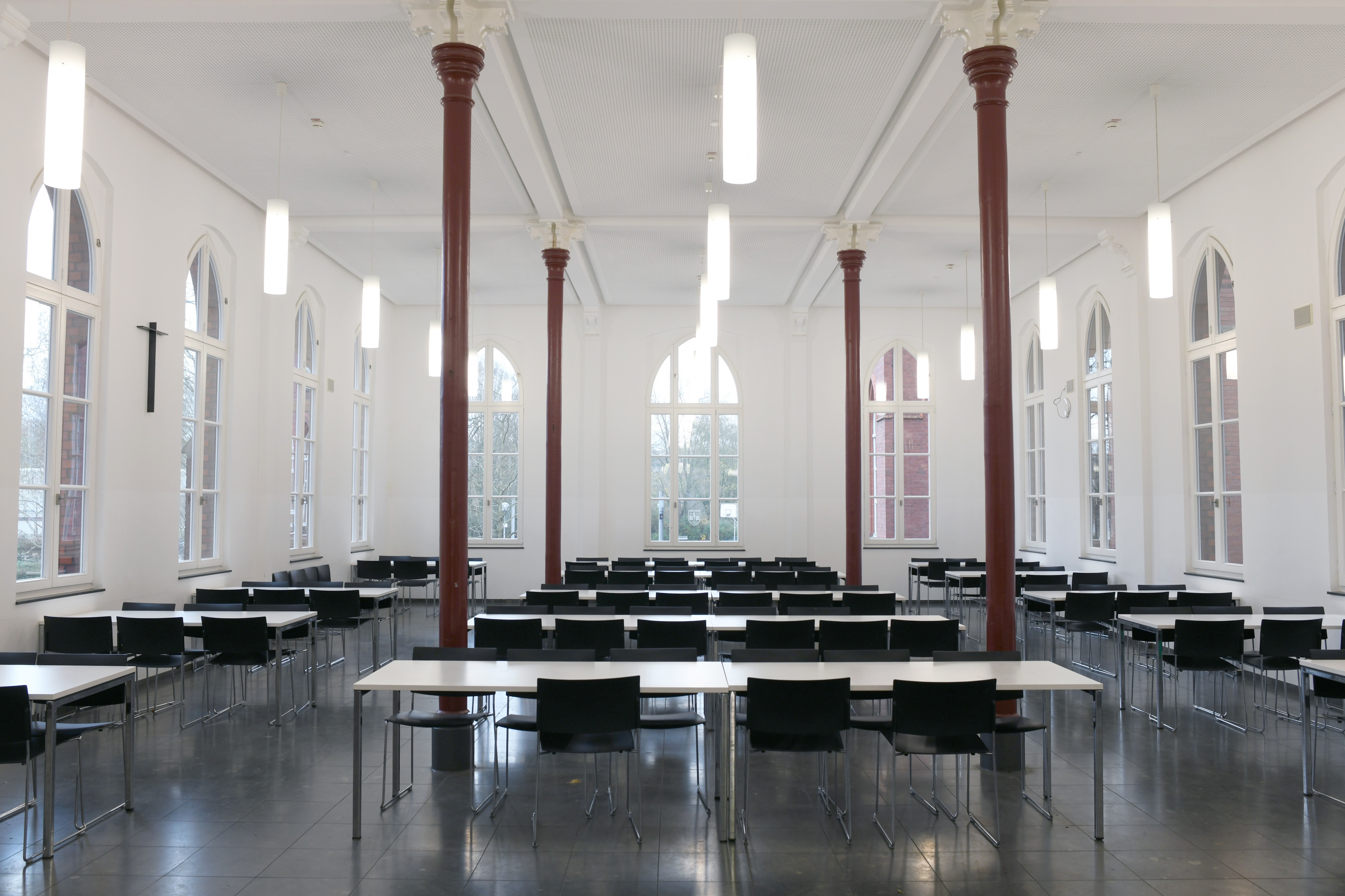 Gymnasium St. Mauritz historische Halle