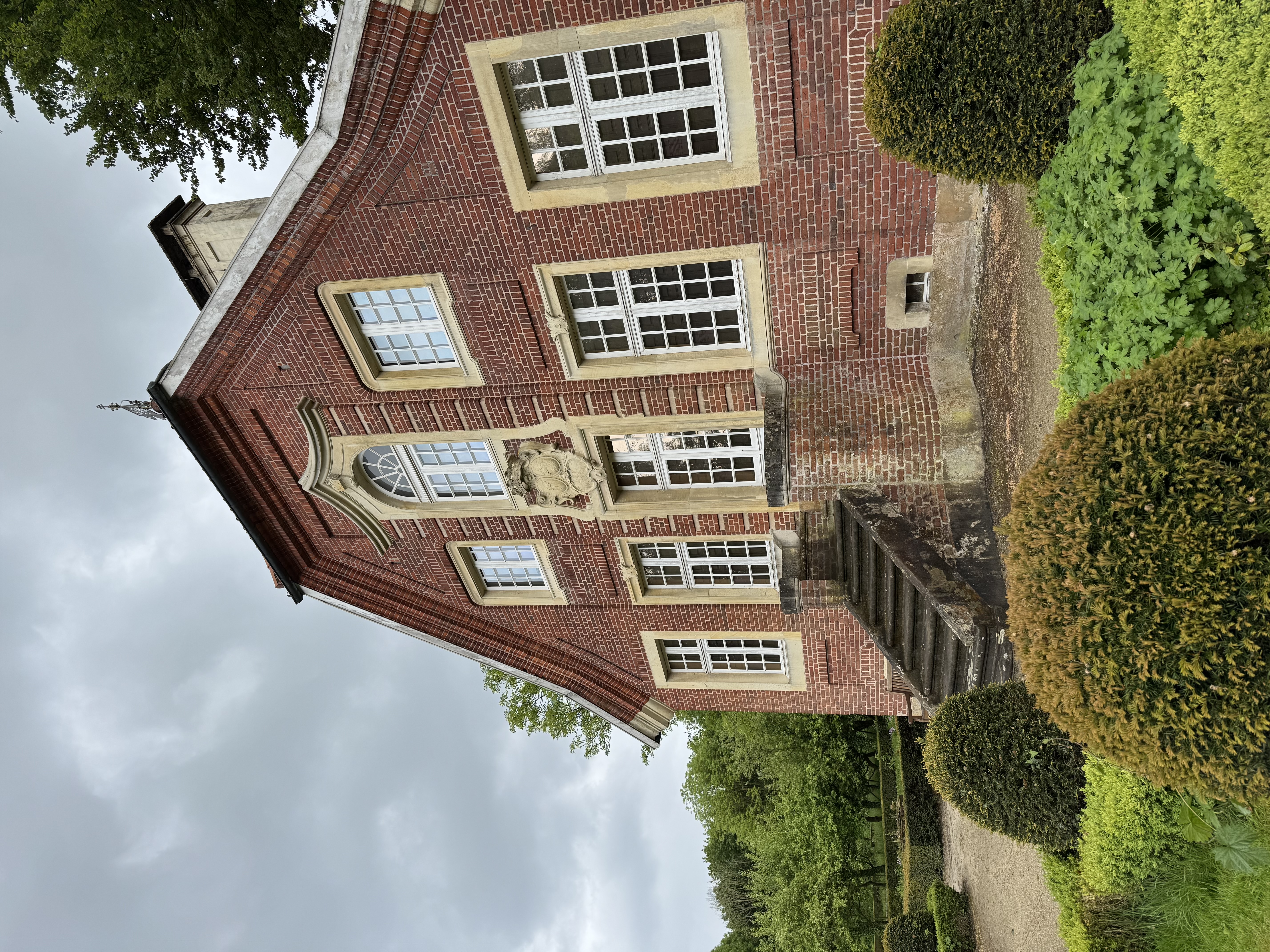 Ansicht aus dem Garten auf Haus Rüschhaus