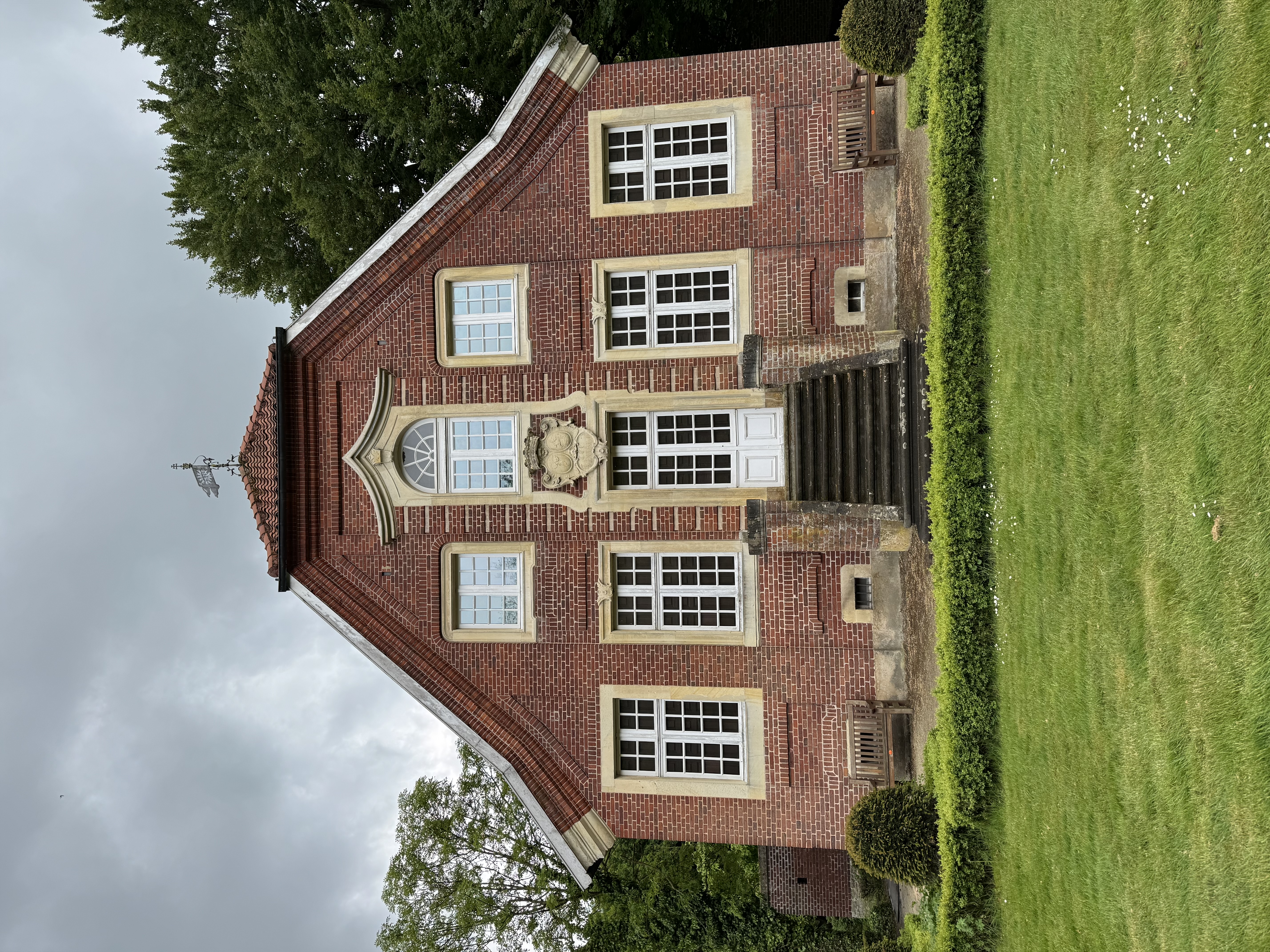 Haus Rüschhaus vom Garten gesehen