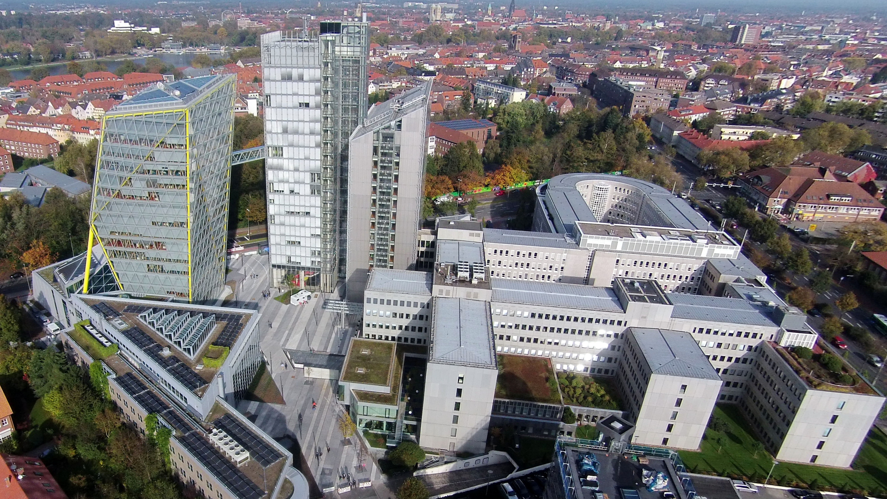 Blick auf den LVM-Campus am Kolde-Ring 