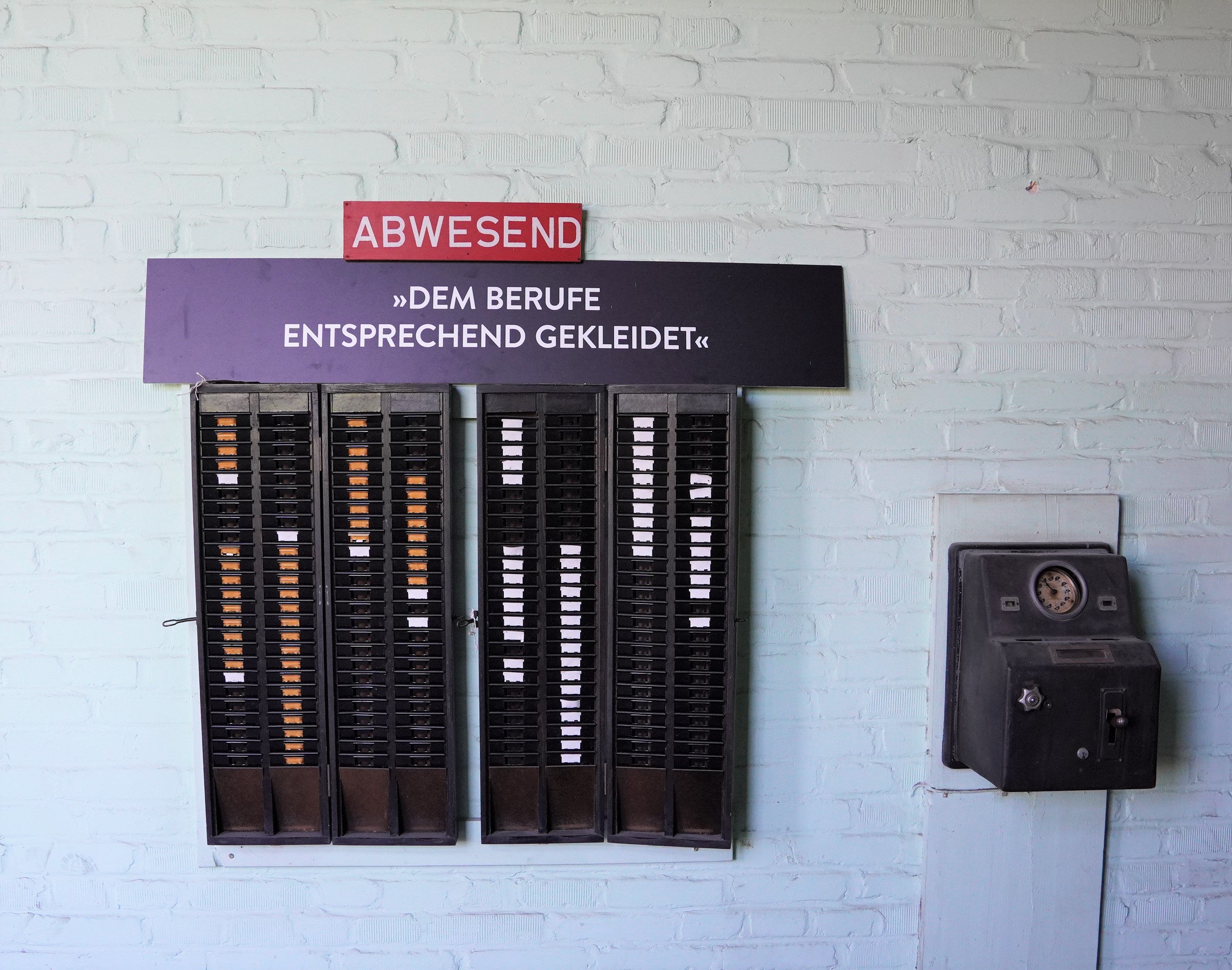 historische Anwesenheitstafel