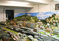 Alter Bahnhof Lette - im Eisenbahnmuseum befindet sich eine Modelleisenbahn