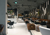 Das Atlantic-Hotel Münster: Restaurant im Erdgeschoss