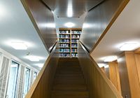 Die Diözesanbibliothek in Münster: Treppenaufgang