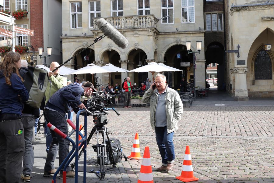 Dreharbeiten "Unter Gärtnern"