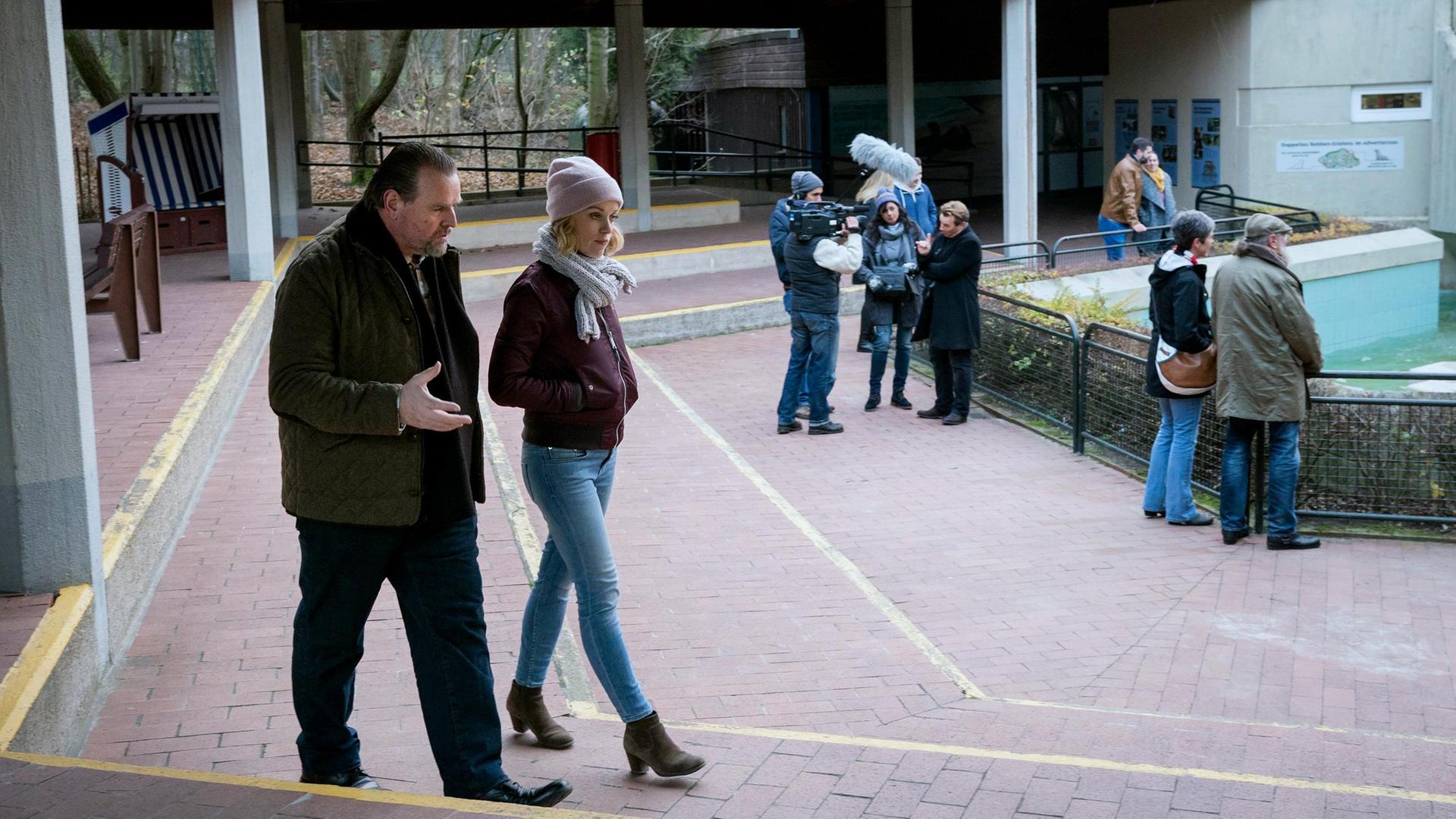 Alwetter-Zoo Münster, Filmszene aus dem Tatort "Schlangengrube"