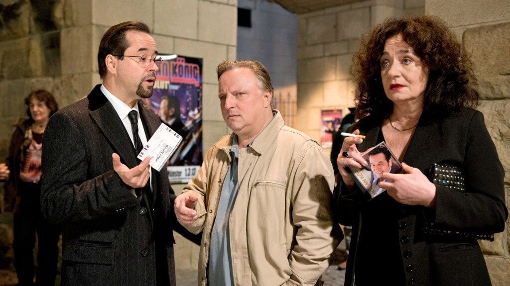 Tatort „Summ, Summ, Summ“, 2013, Prof. Boerne (Jan Josef Liefers), Hauptkommissar Thiel (Axel Prahl), Staatsanwältin Wilhelmine Klemm (Mechthild Großmann)