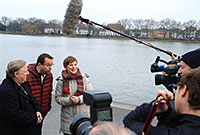 Interview am Aasee