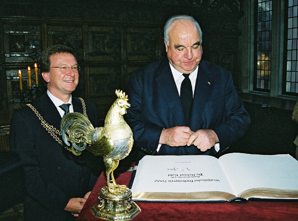  Oberbürgermeister Dr. Berthold Tillman, Bundeskanzler Helmut Kohl