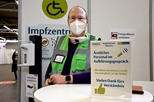 Impfzentrum: Beratung