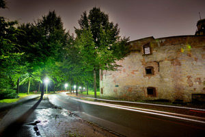 Fahrrad-Lichtspuren