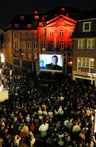 Krimi-Premiere vor dem Erbdrostenhof