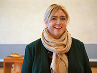 Verena Welschhoff im Schlaunsaal des Lotharinger Klosters Verena Welschhoff im Schlaunsaal des Lotharinger Klosters