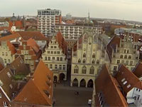 Münster von oben Rathaus, Giebel