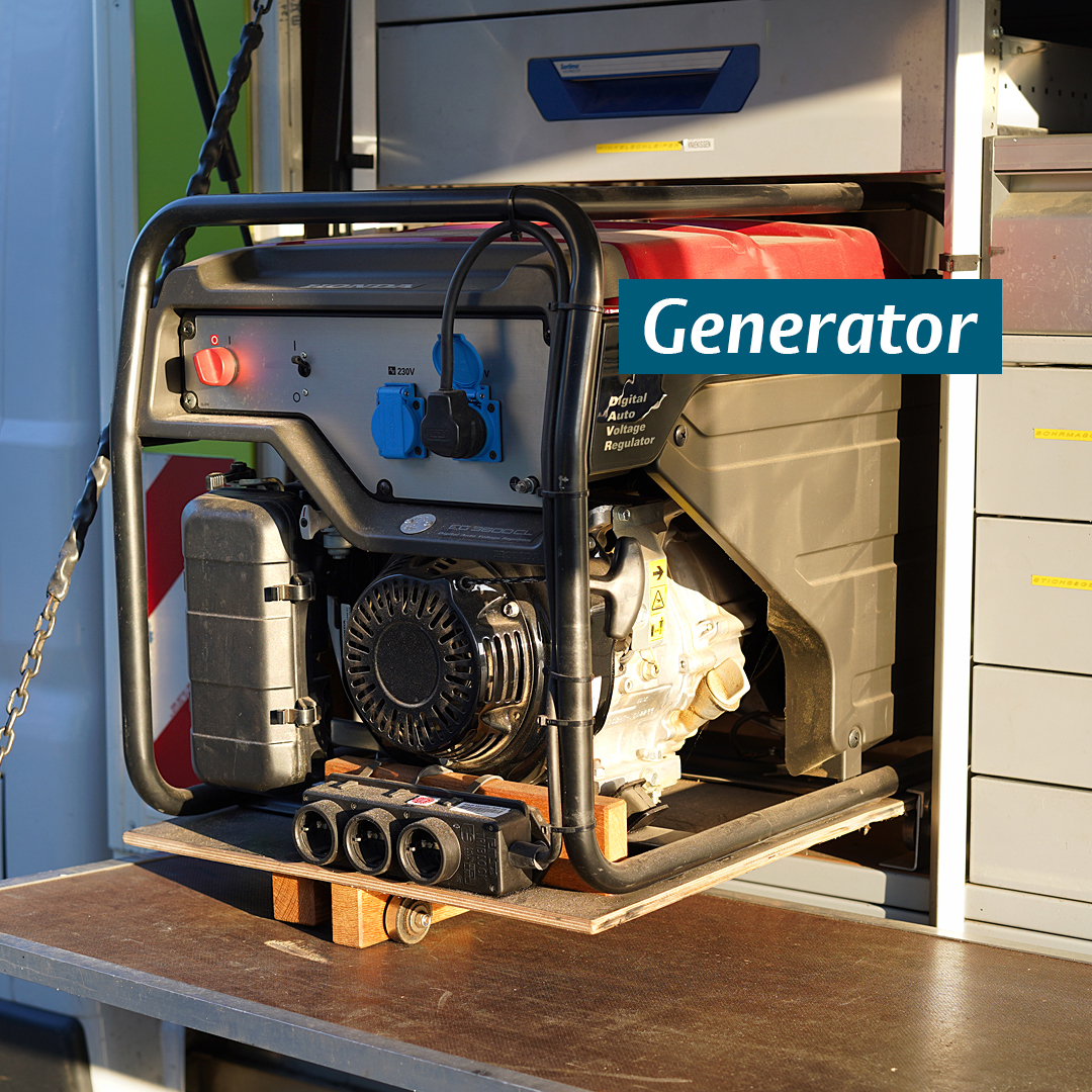 Werkstattwagen: Generator