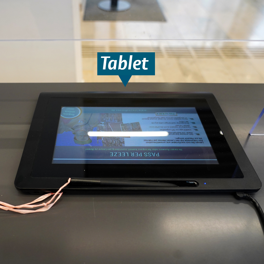 Servicezentrum: Tablet