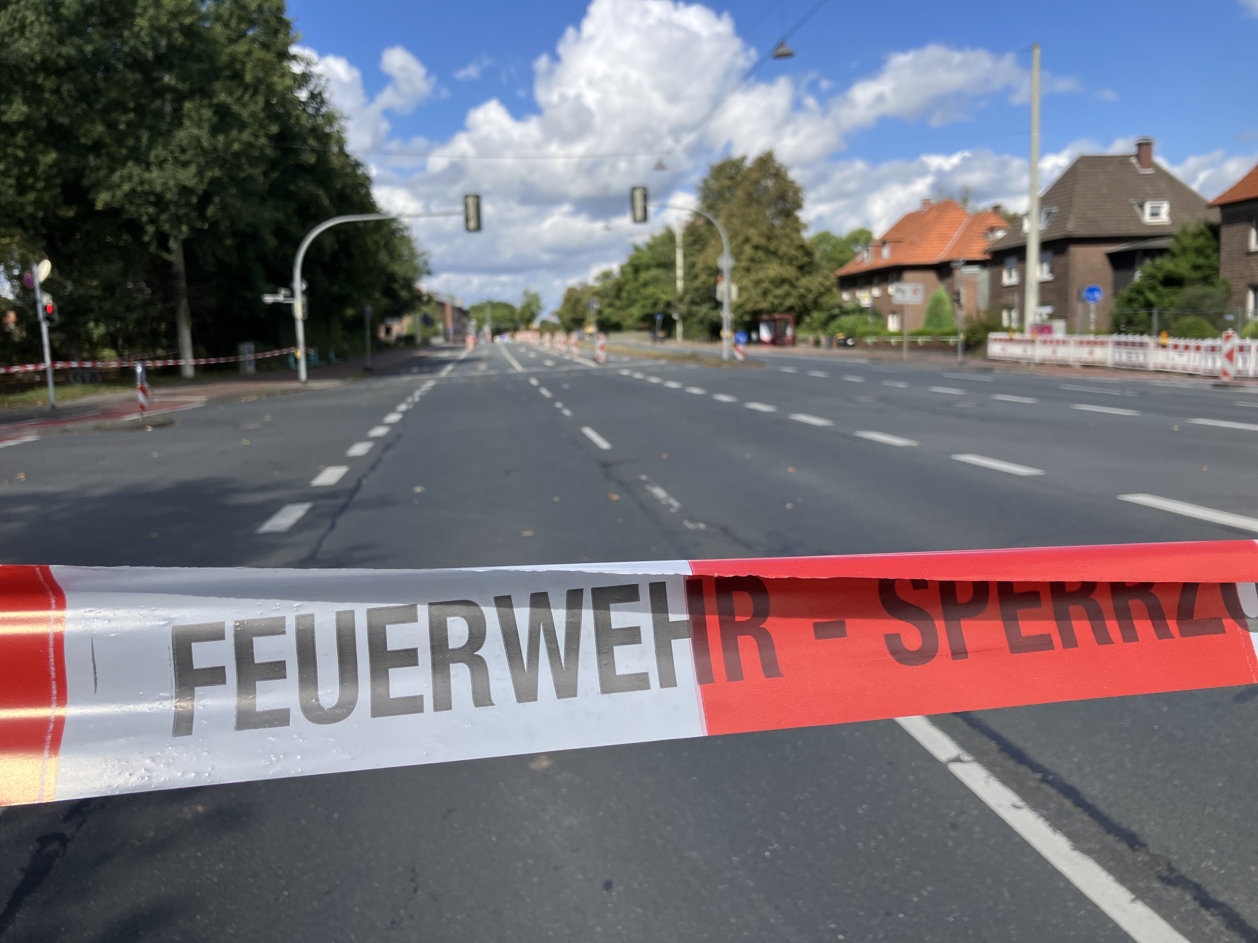 Blindgängerentschärfung am Stadion