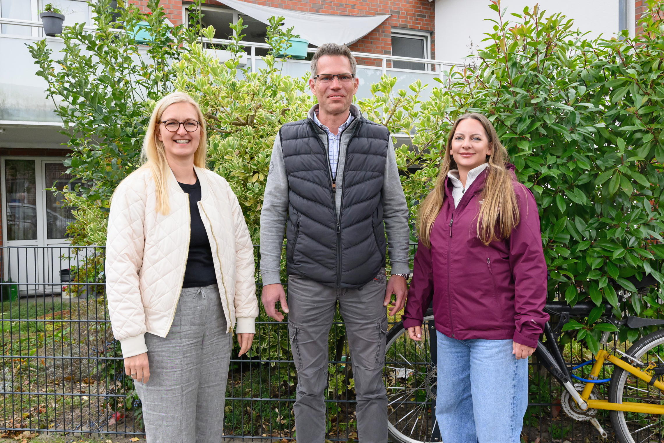 Cora Schröder von Vonovia, Peter Frase von Vivawest und Svenja Haidar