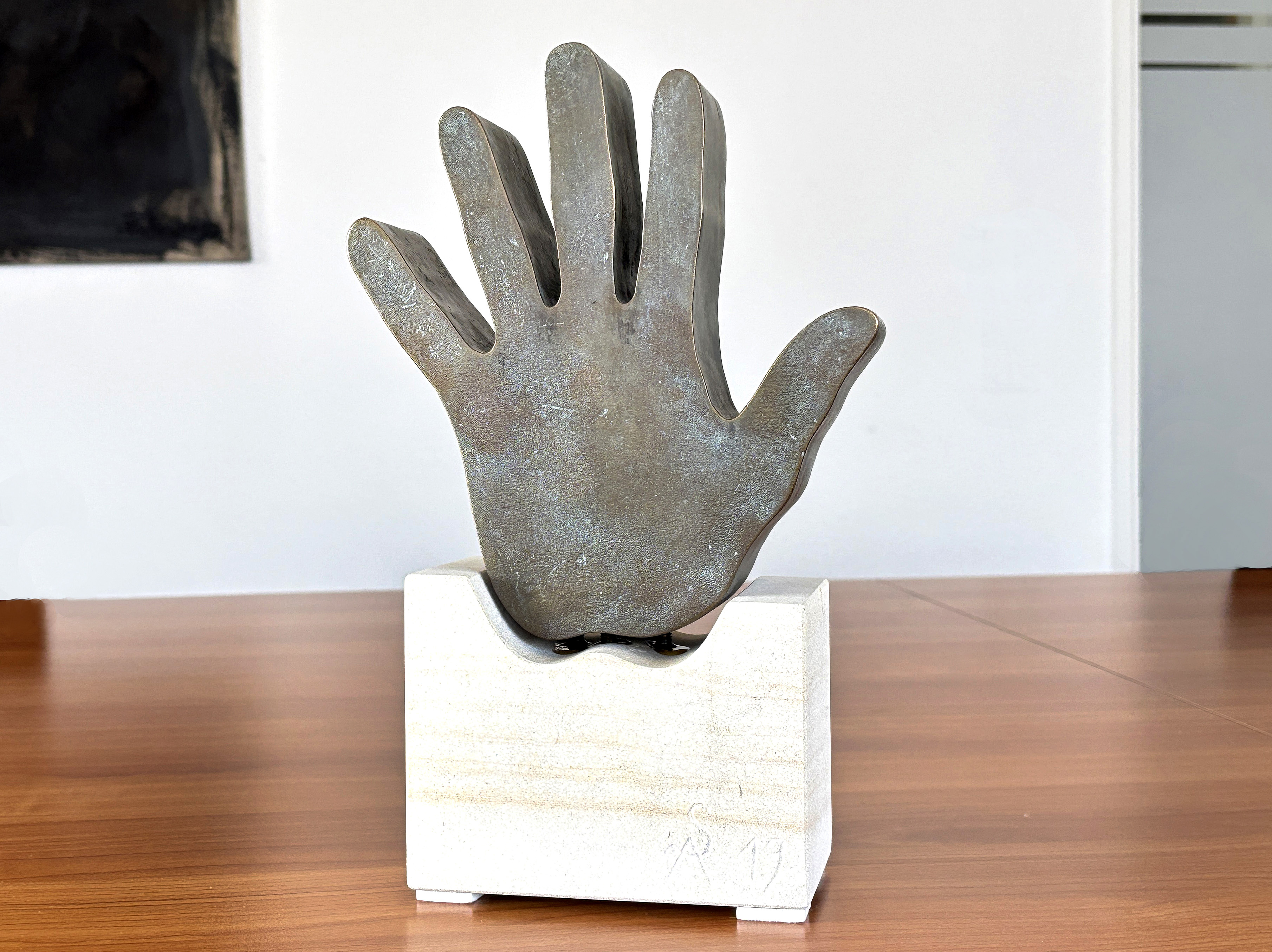 Wirtschaftspreis der Stadt Münster: Große Hand-Skulptur