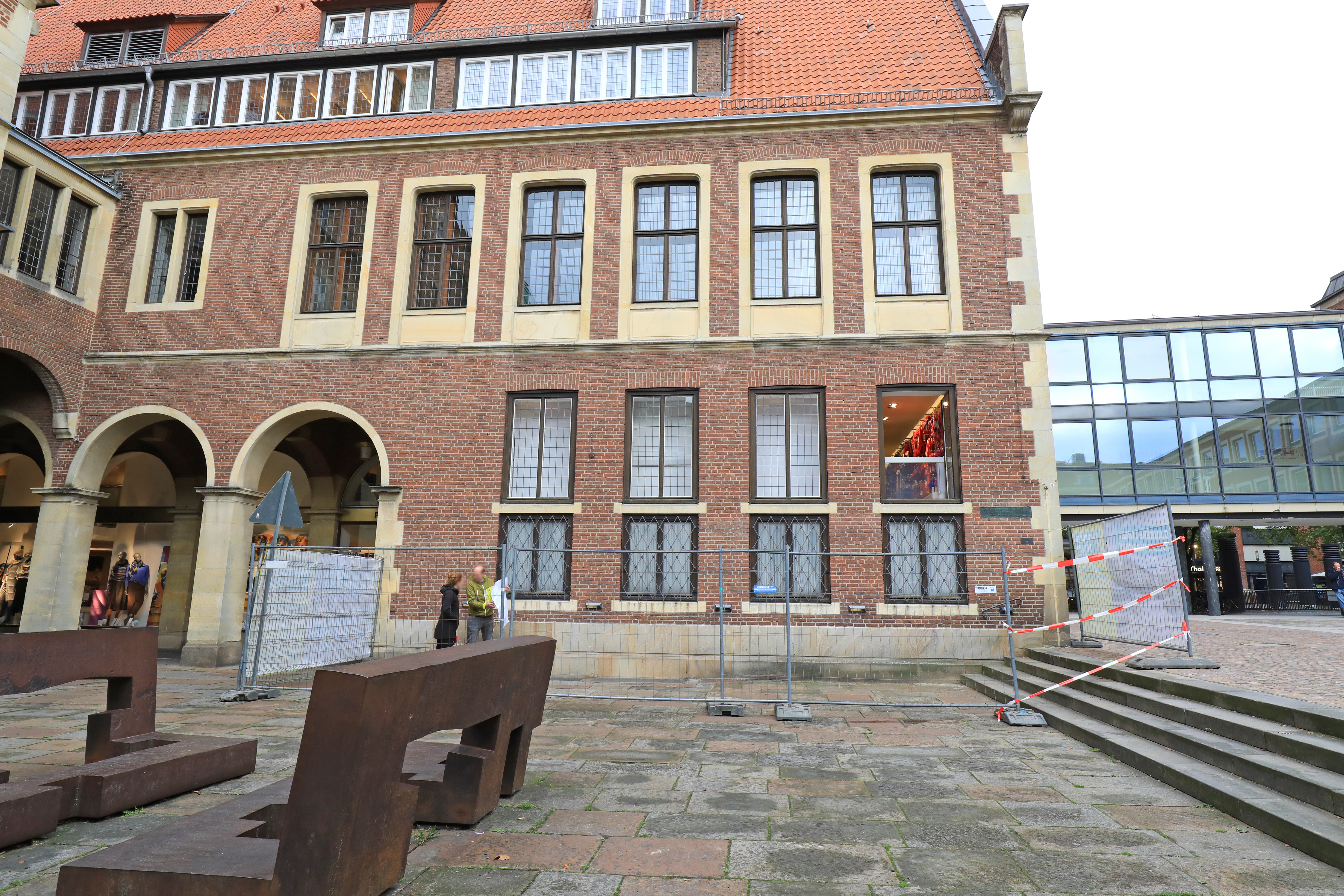 Blick in den Rathausinnenhof