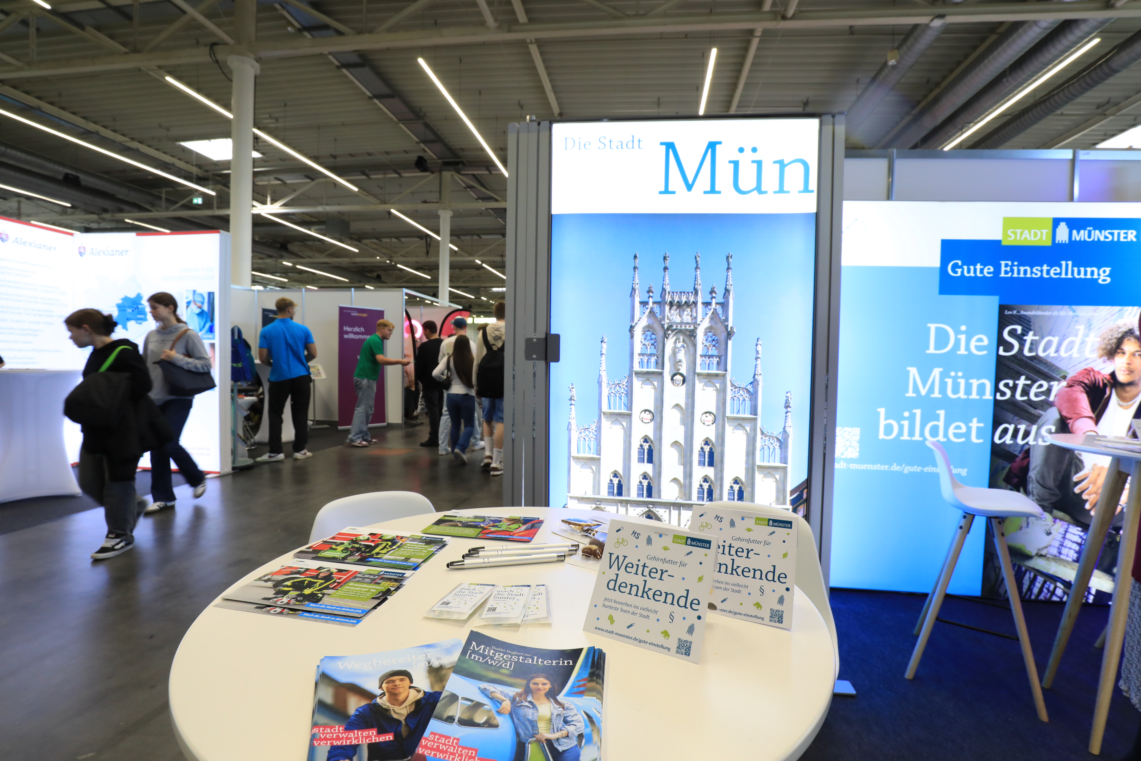 Messestand der Stadt Münster