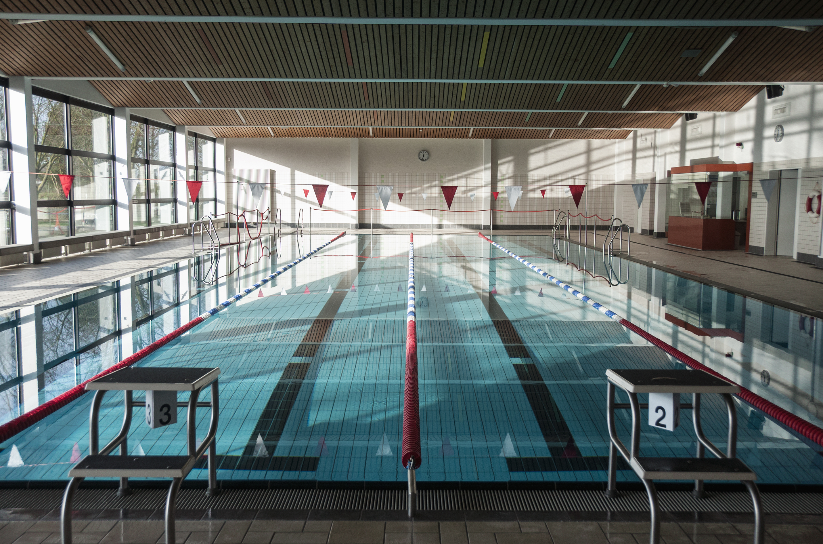 Schwimmbecken im Hallenbad Wolbeck