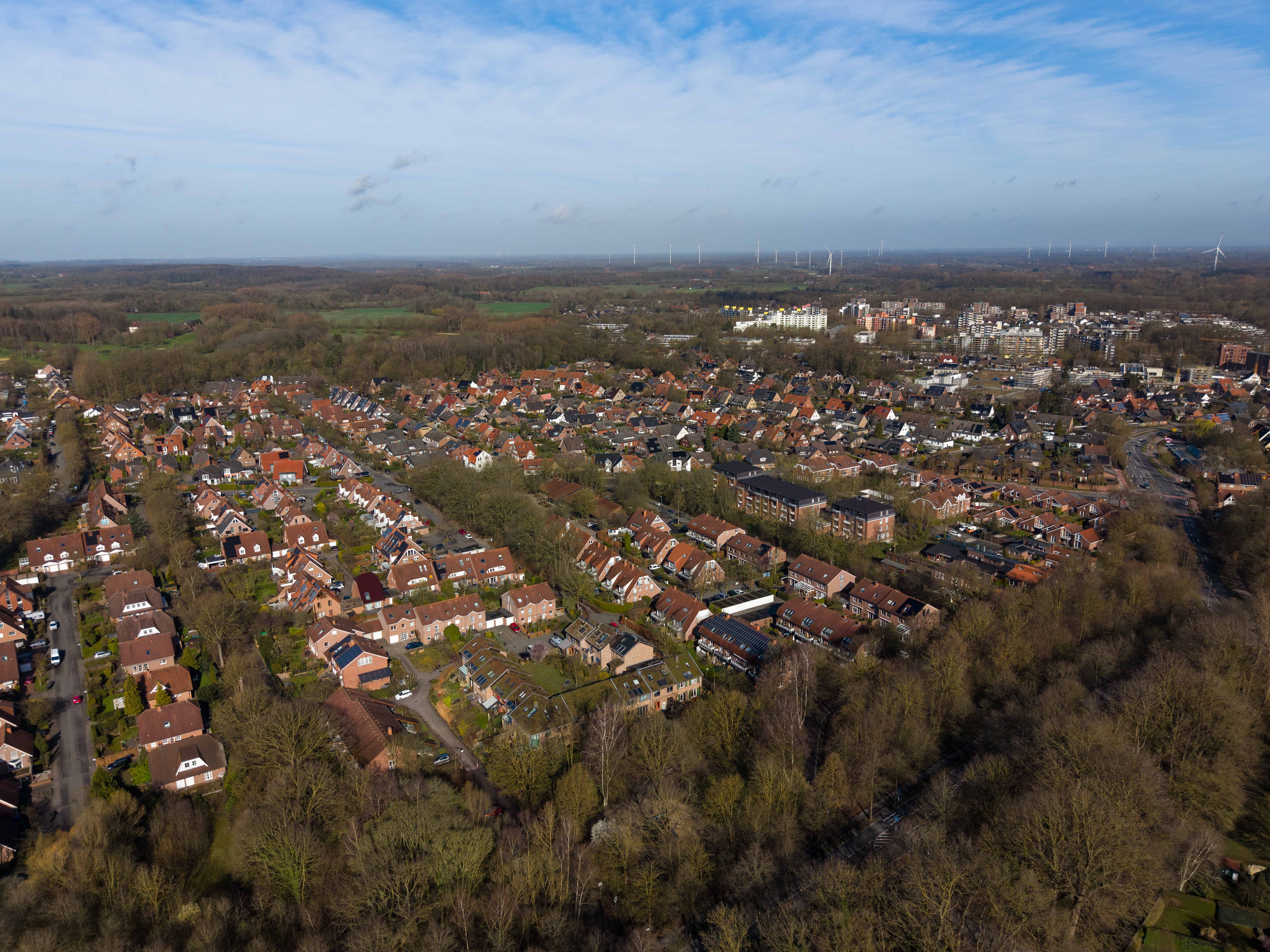 Luftbildaufnahme Kidnerhaus West