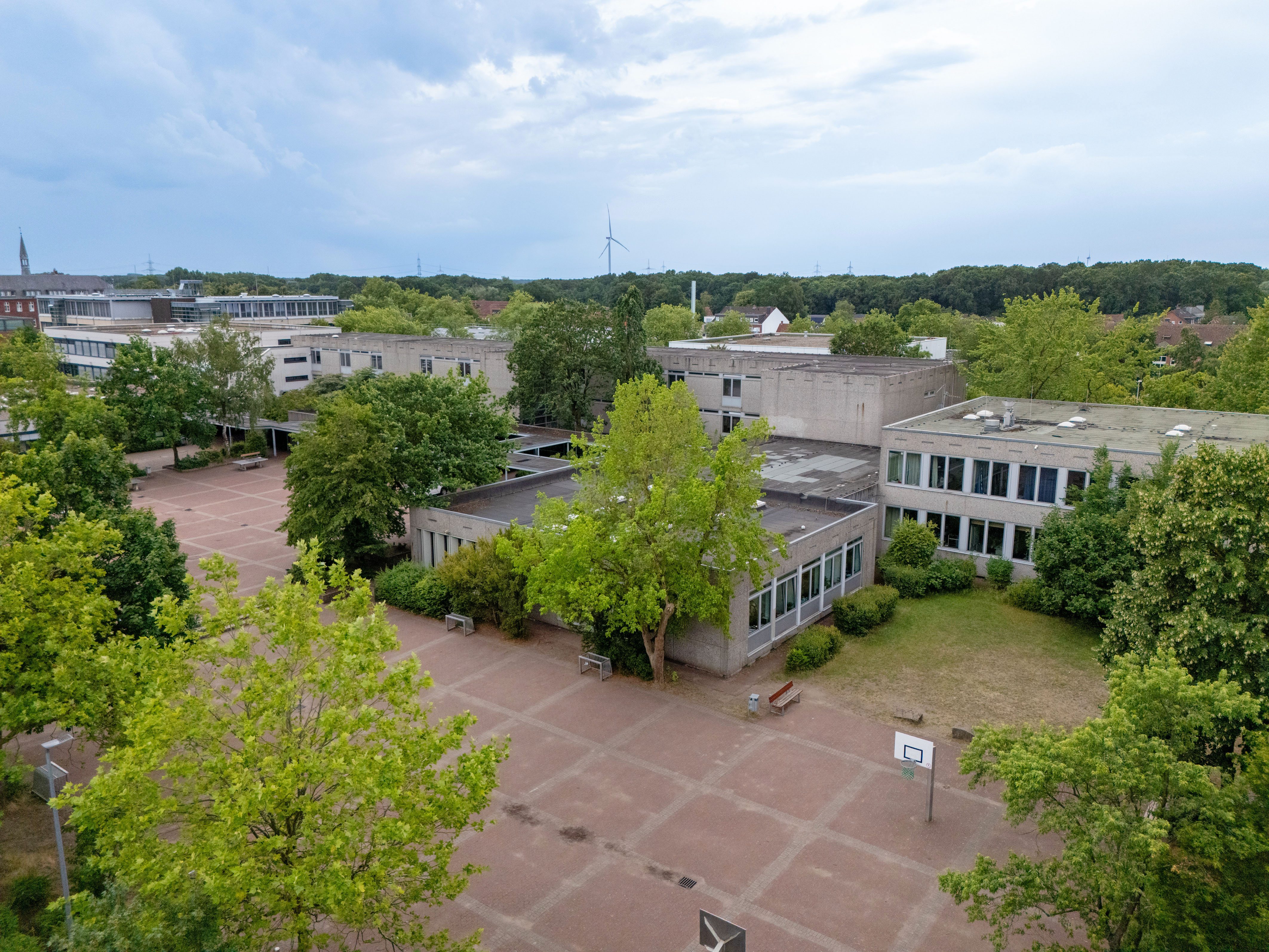 Luftaufnahme vom Schulzentrum Hiltrup