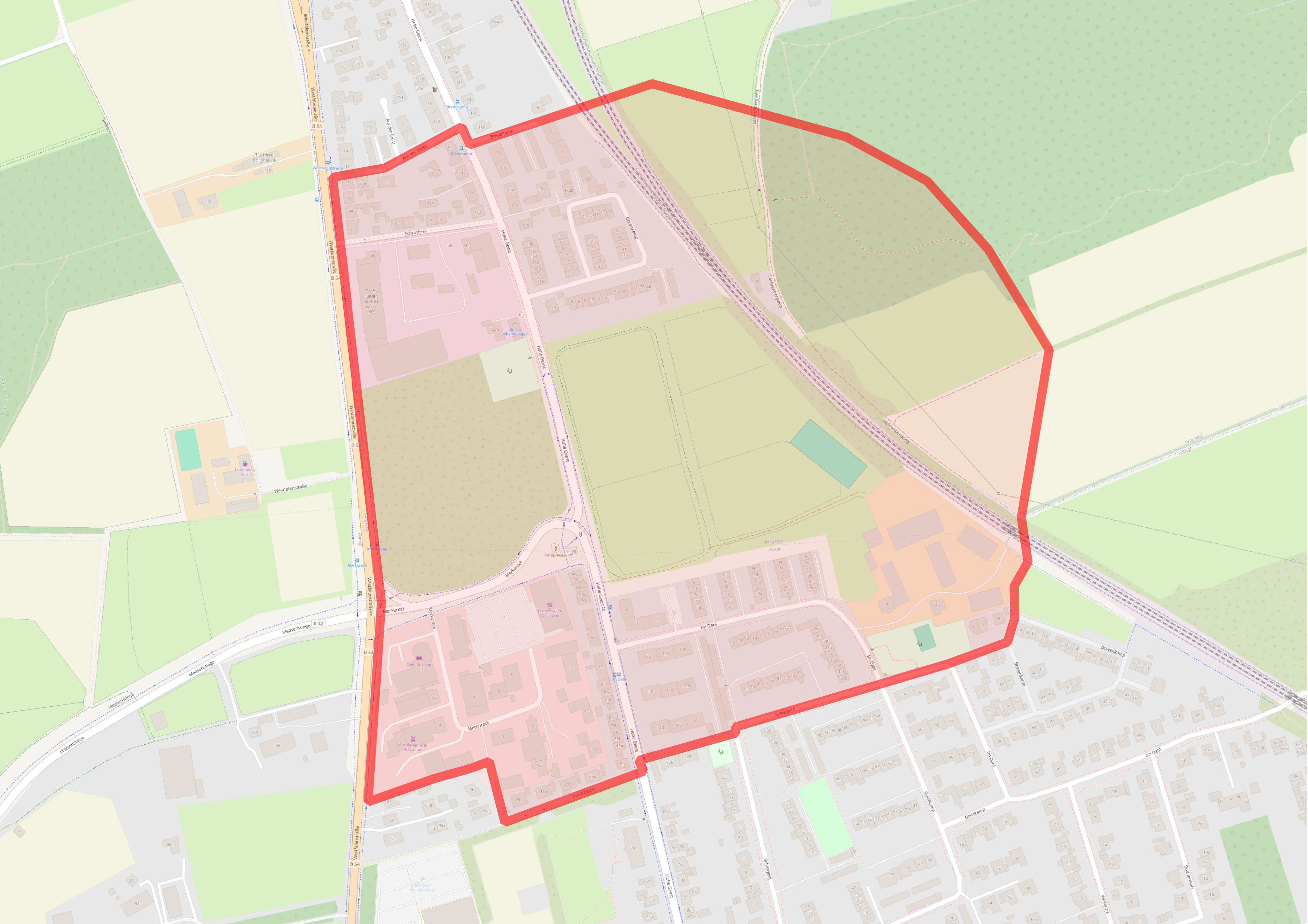 Evakuierungsradius Hiltrup