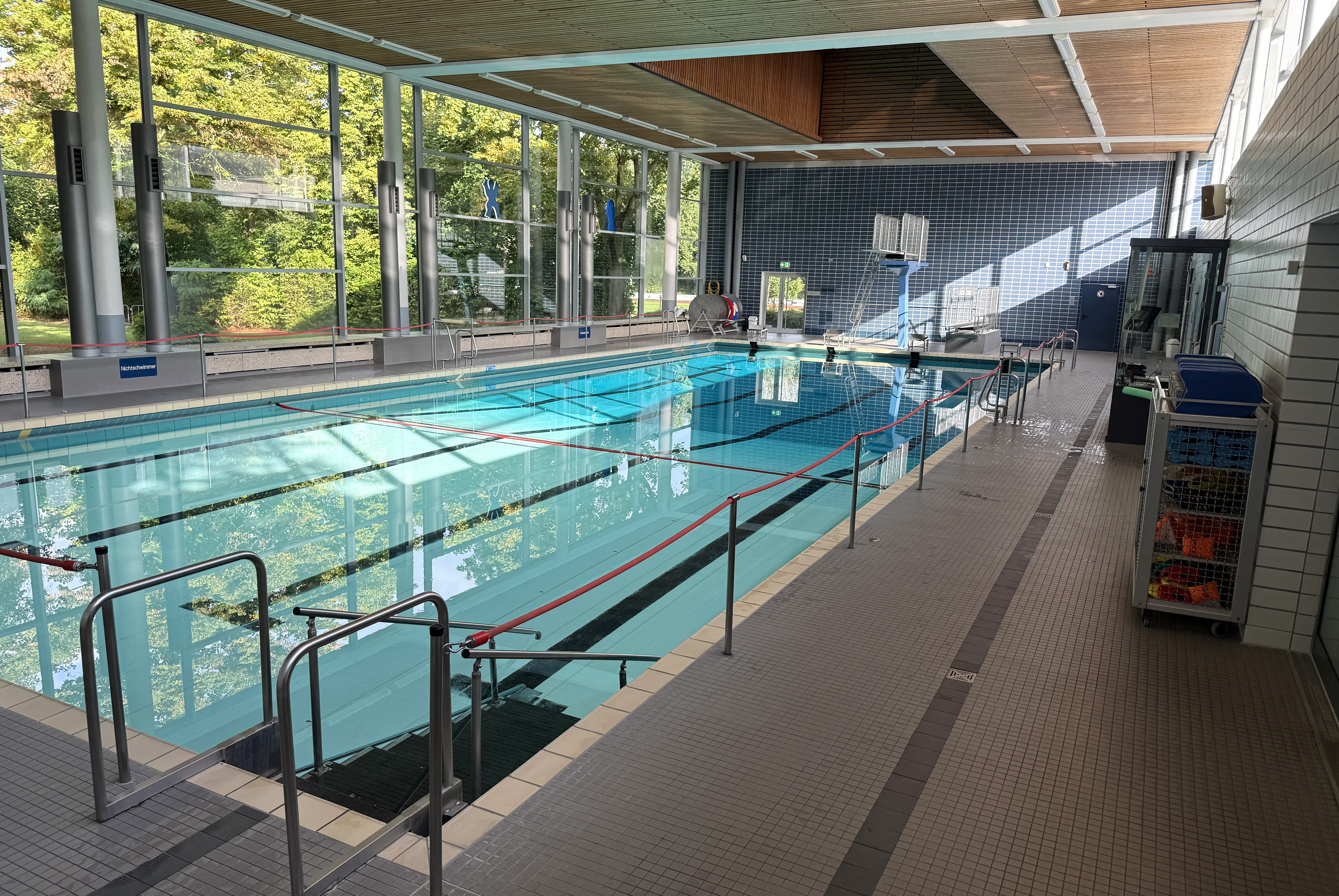 Schwimmbecken im Hallenbad Roxel
