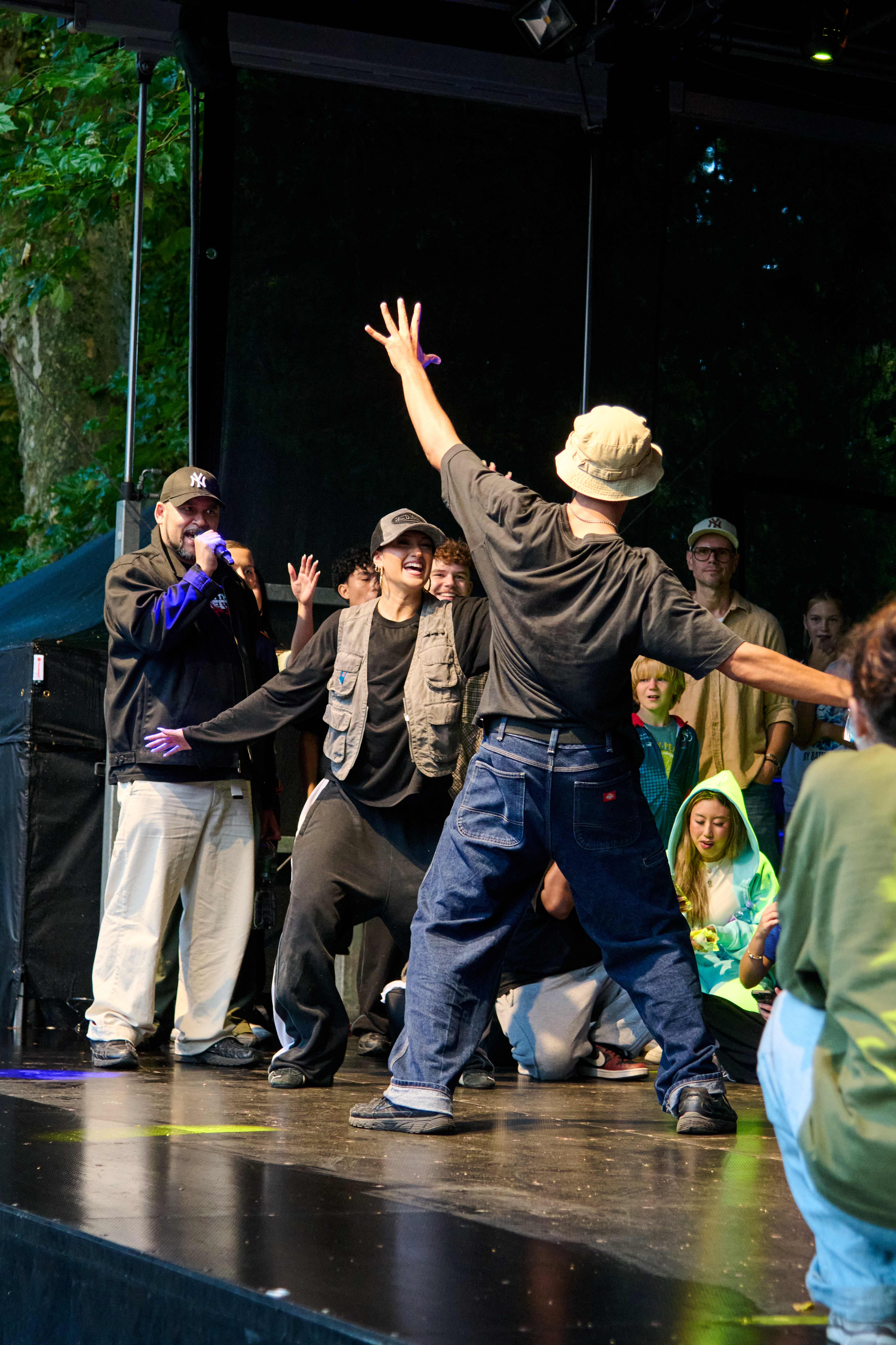 Hip-Hop-Contest auf der Sportmeile