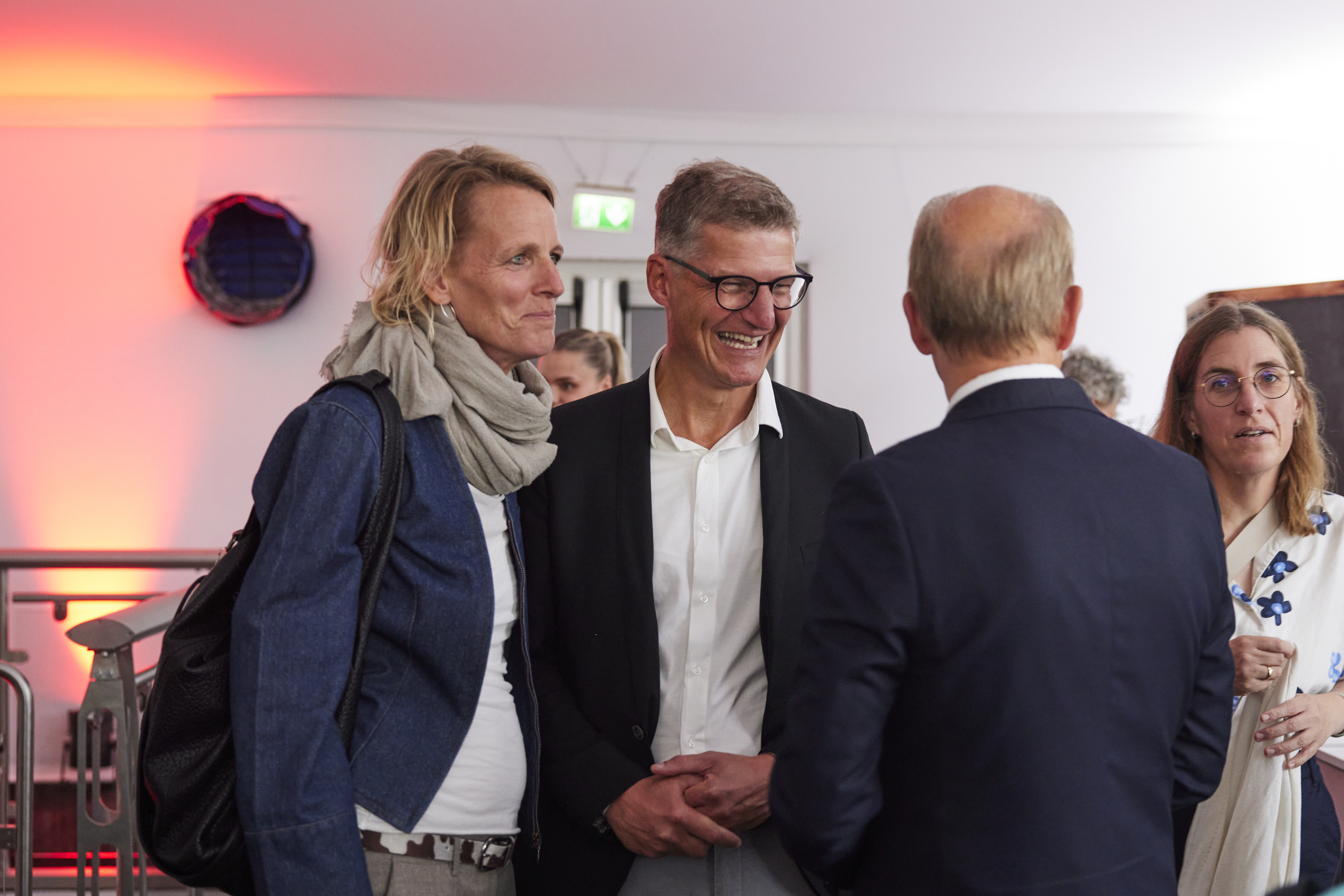 Tilman Fuchs, Oberbürgermeister der Stadt Münster mit seiner Frau Claudia Fuchs und Stadträtin Cornelia Wilkens