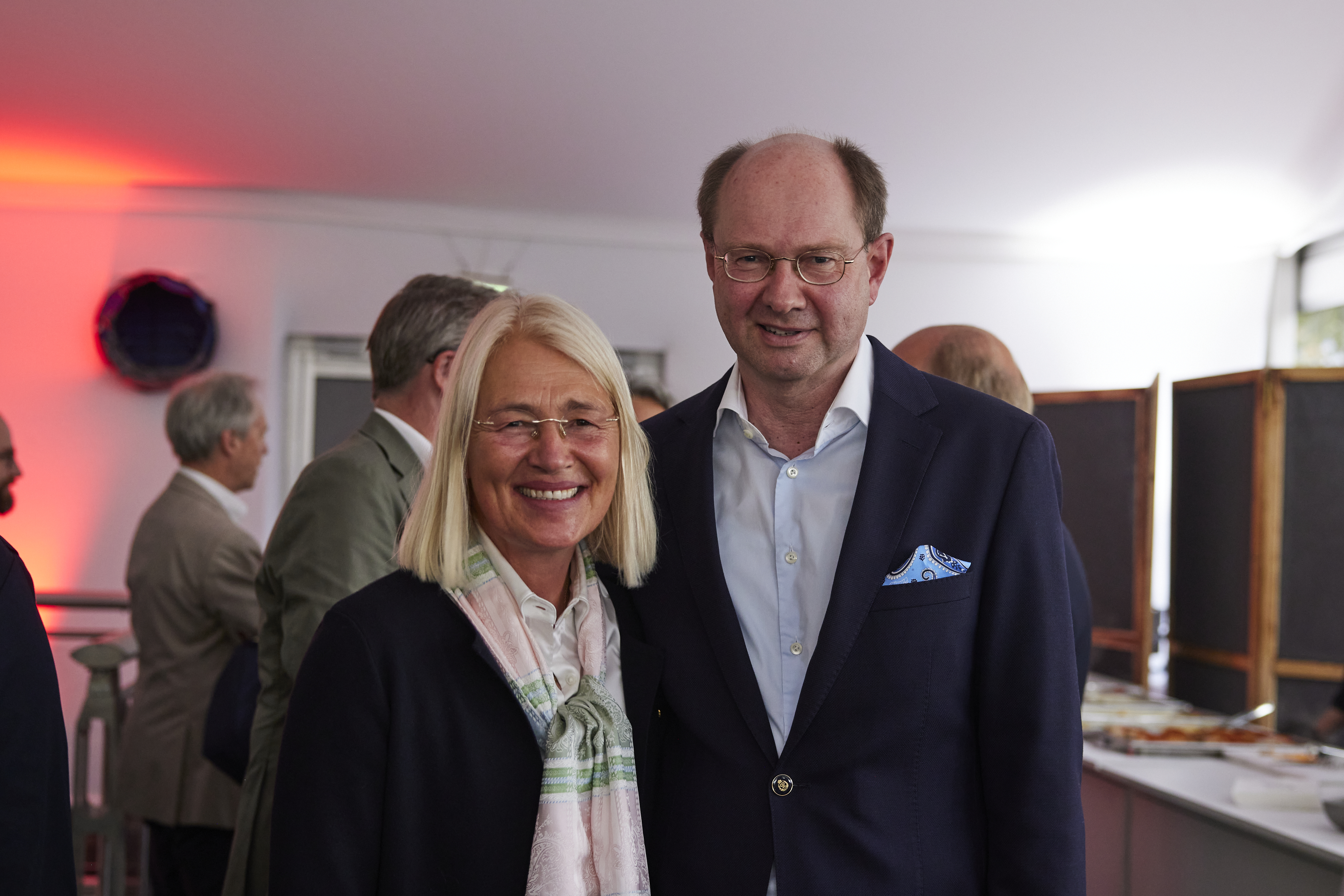 Olaf Gericke, Landrat Kreis Warendorf mit Begleitung