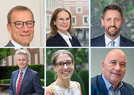 Im Uhrzeigersinn: W. Heuer, C. Zeller, R. Denstorff, M. Peck, C. Wilkens, T. Paal