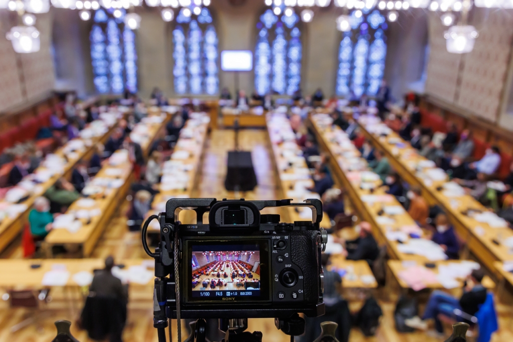 Ratssitzung im Rathausfestsaal