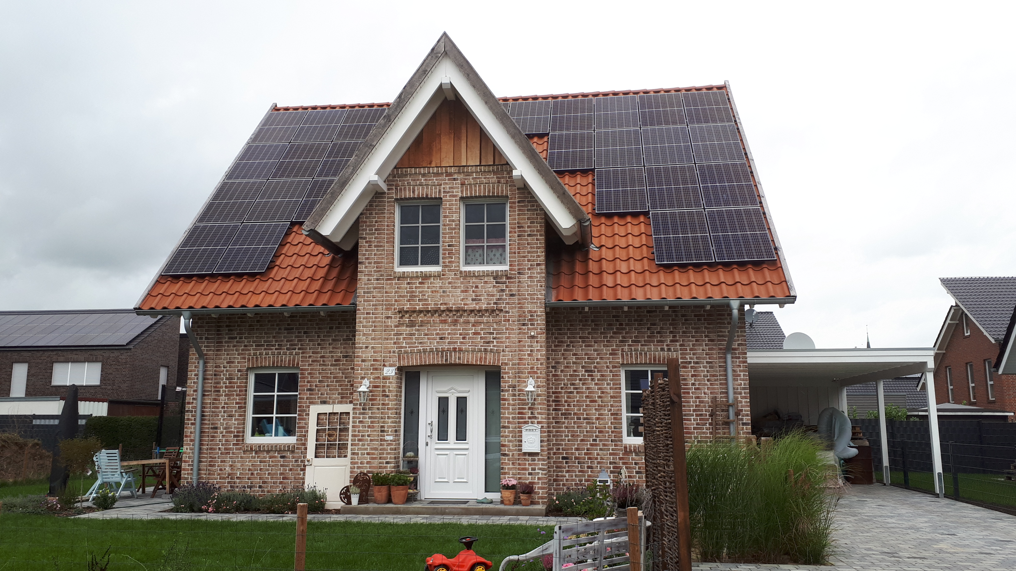Ein Einfamilienhaus 