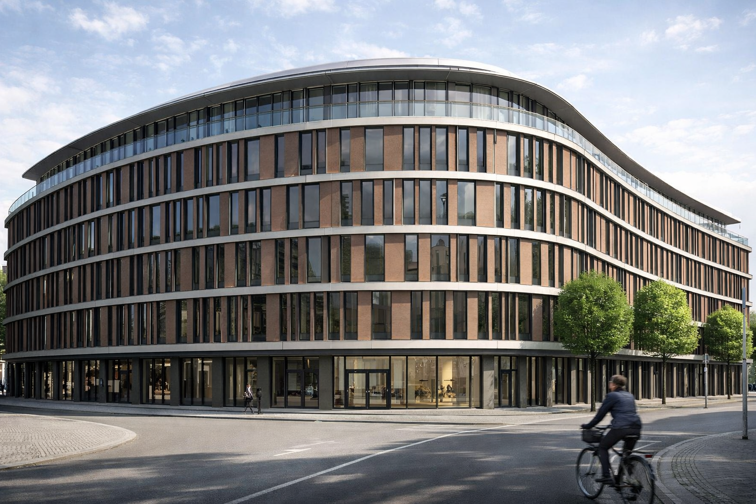 Visualisierung: Außenansicht Stadthaus 4