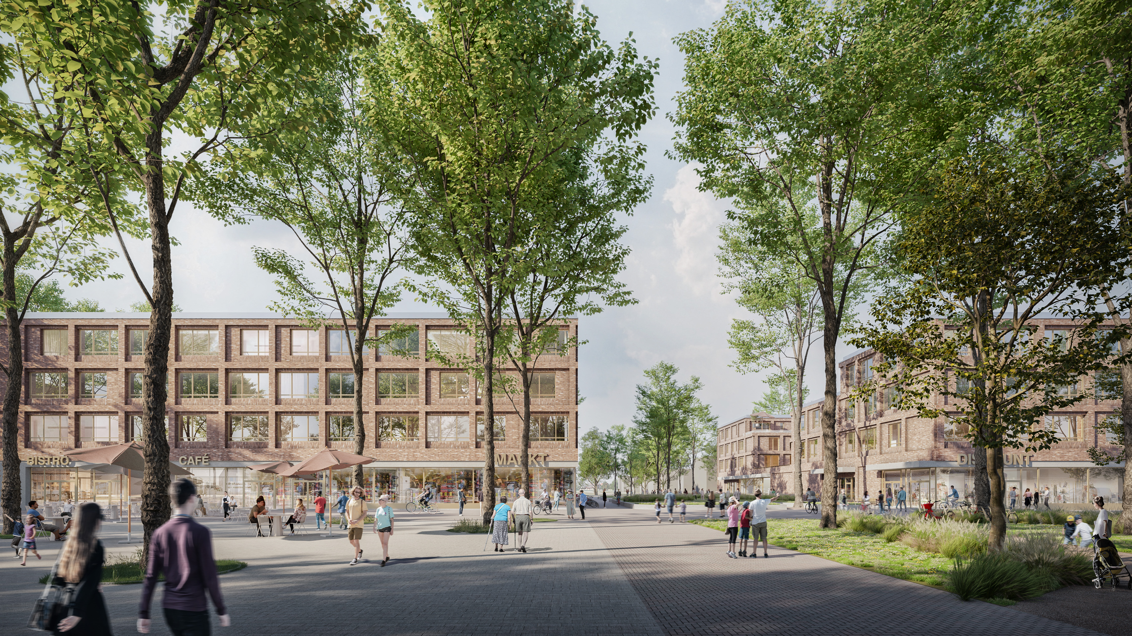 Visualisierung des Yorkshire-Platzes im York-Quartier