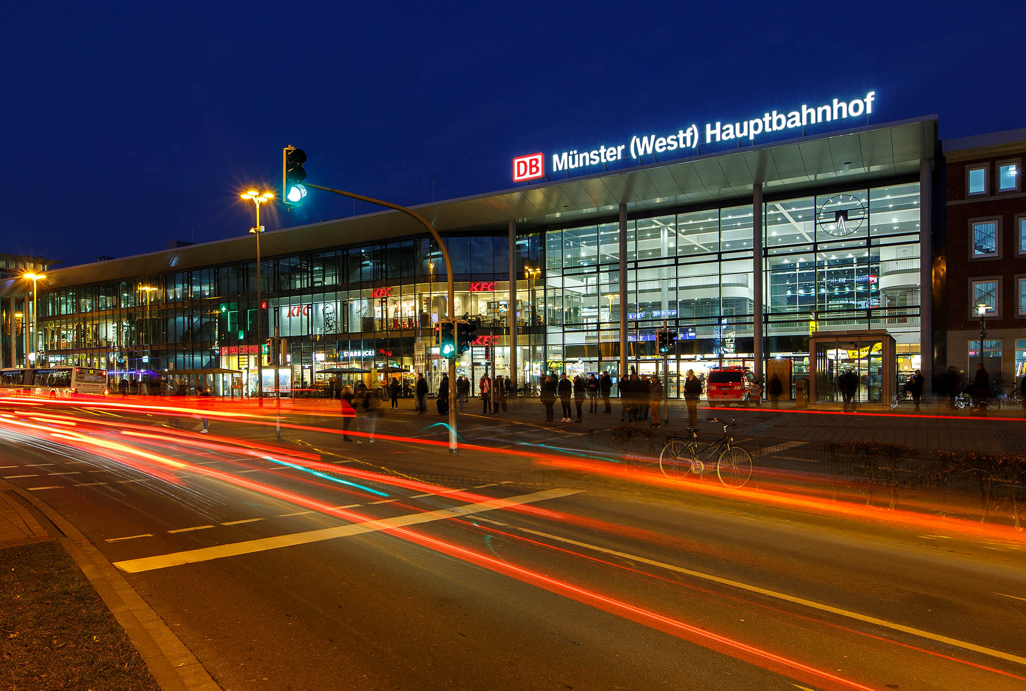 Münsters Hauptbahnhof