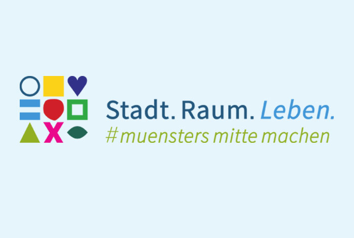 Logo "Stadt.Raum.Leben #muenstersmittemachen"