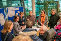 Austausch beim Stadtforum Mobilität