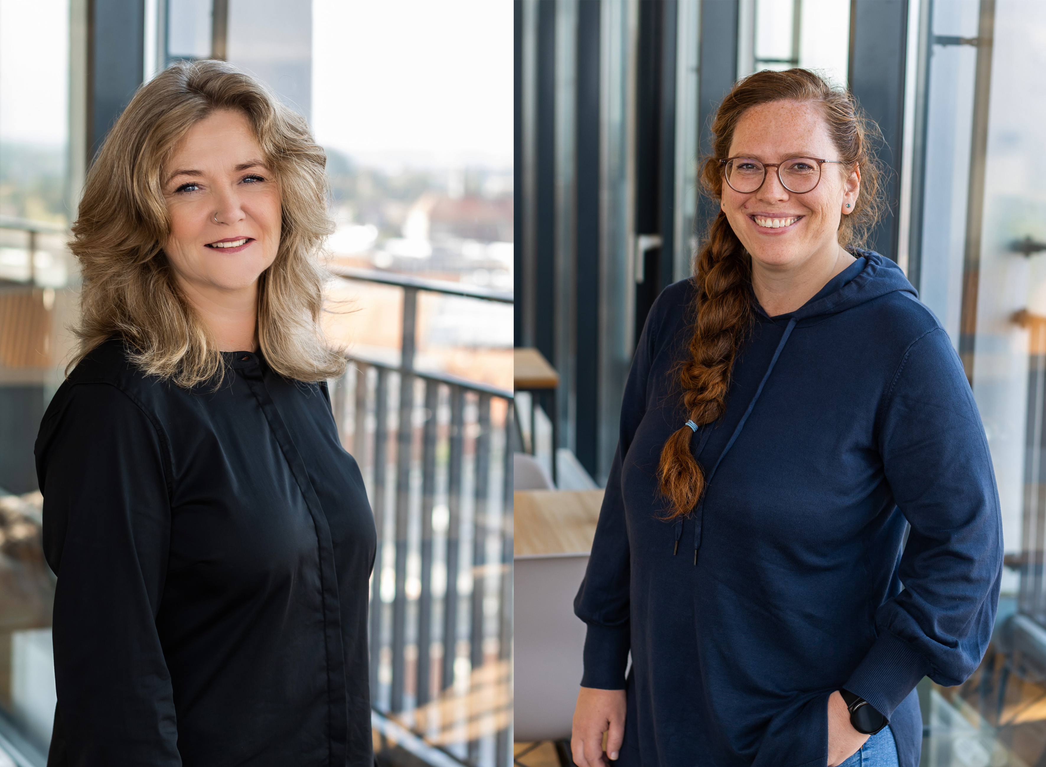 Esther Lißeck und Anna Nigulis