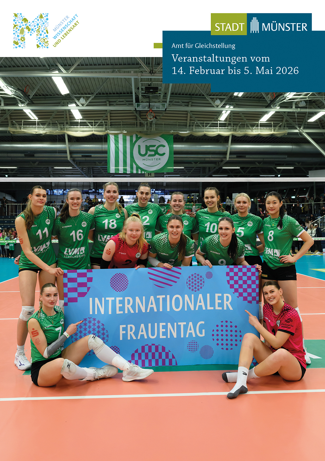 Veranstaltungskalender Internationaler Frauentag 2026 - Titelblatt