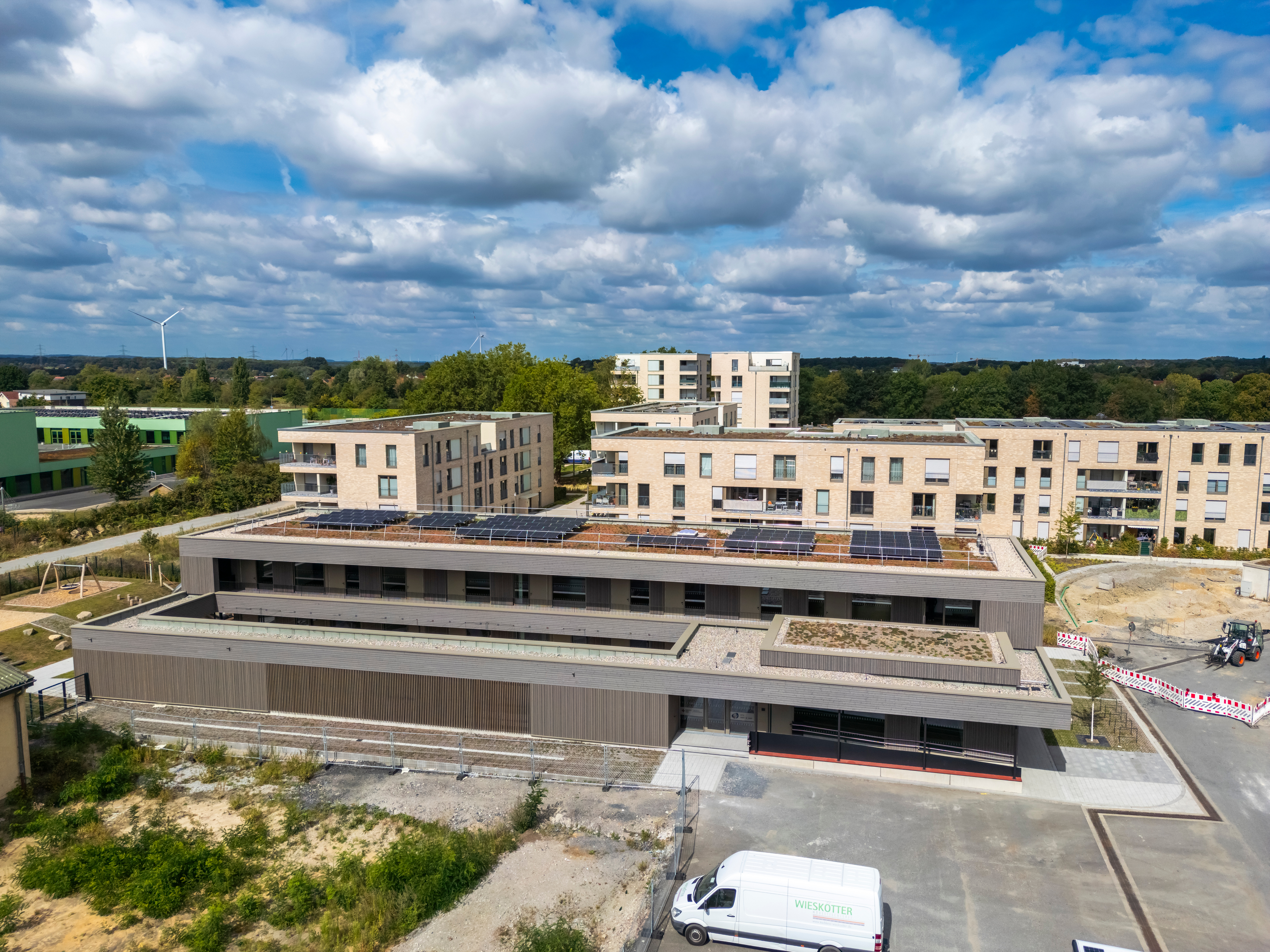 Außenansicht der neugebauten Kita Oxford